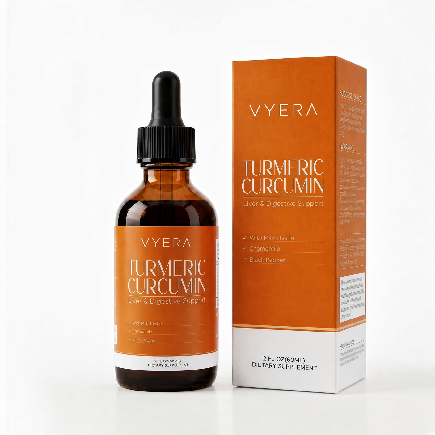 VYERA Turmeric Curcumin Drops